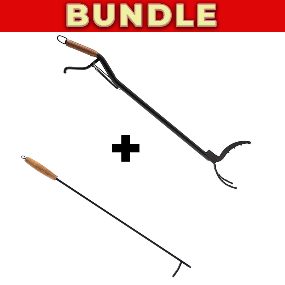 Coleman Log Grabber + Dragonfire Poker Bundle