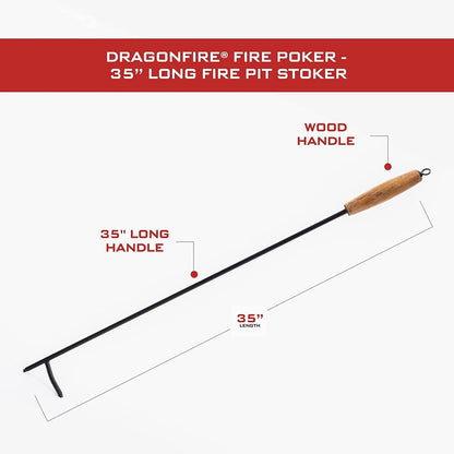 Coleman Log Grabber + Dragonfire Poker Bundle