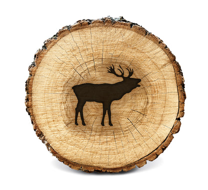 BurnStencil® - Elk (Bugling)