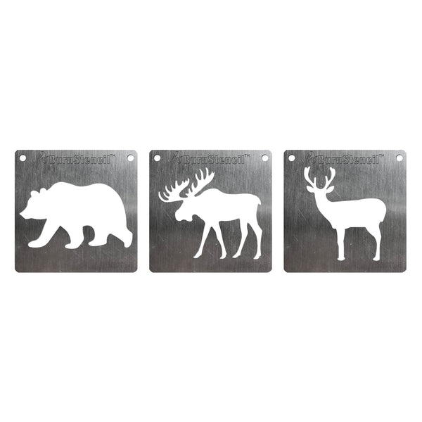 Lumberjack Tools® Wood Burning Stencil - Moose (Side Profile)